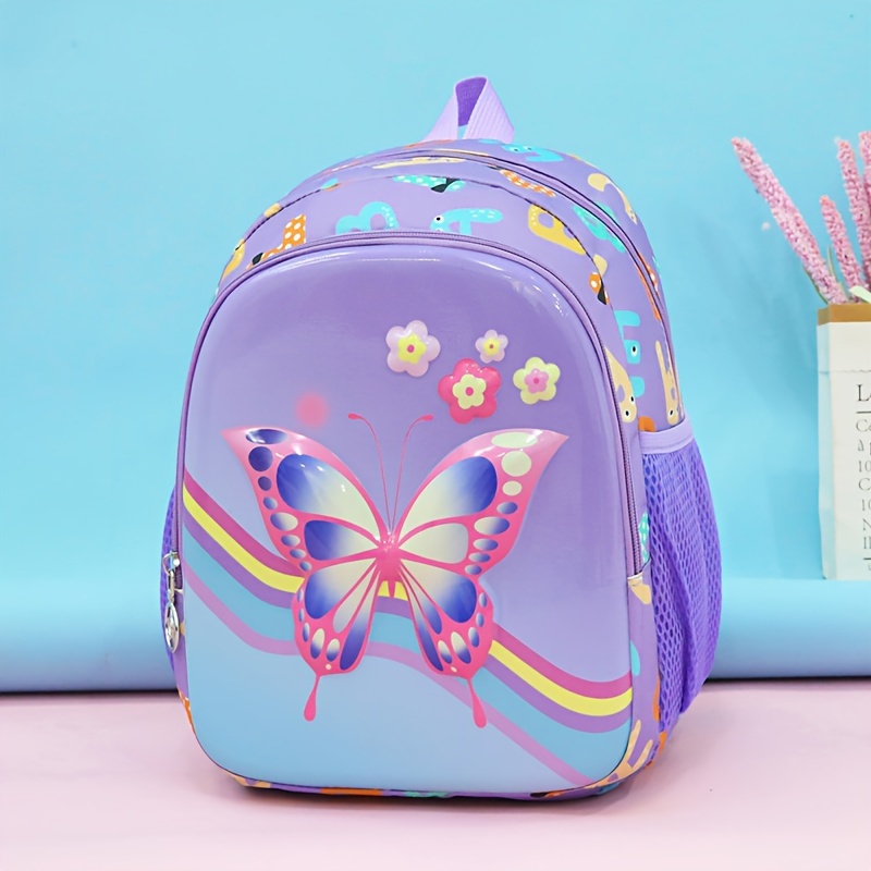 adorable lightweight small backpacks for girls reducing the burden on the spine cartoon girls hard shell waterproof backpacks details 4