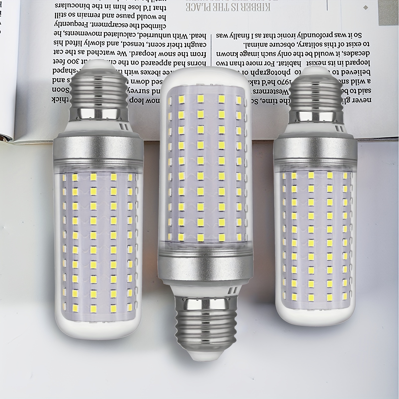 

3pcs Led Bulbs 30w, E27 Edison Screw Bulbs, 6000k Daylight White, 3000lm, 250w Incandescent Bulbs Equivalent, Non Dimmable