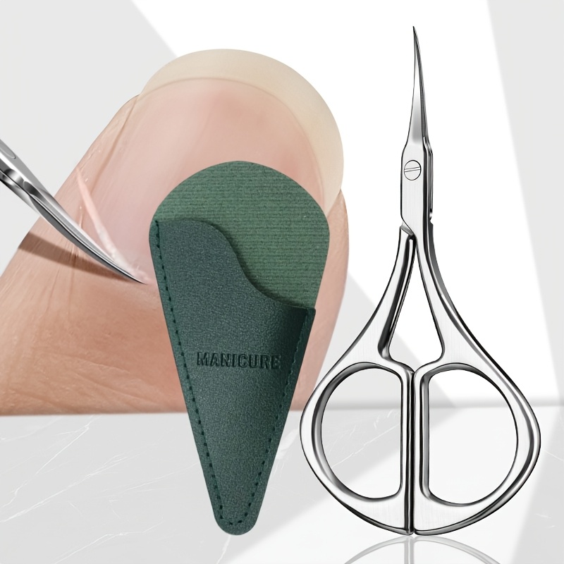 Stainless Handle Cuticle Scissors, Newly Upgraded Ultra-sharp Cuticle Scissors, Manicure Tools, Nail Care Additions, Professional Cuticle And Hangnail Scissors
