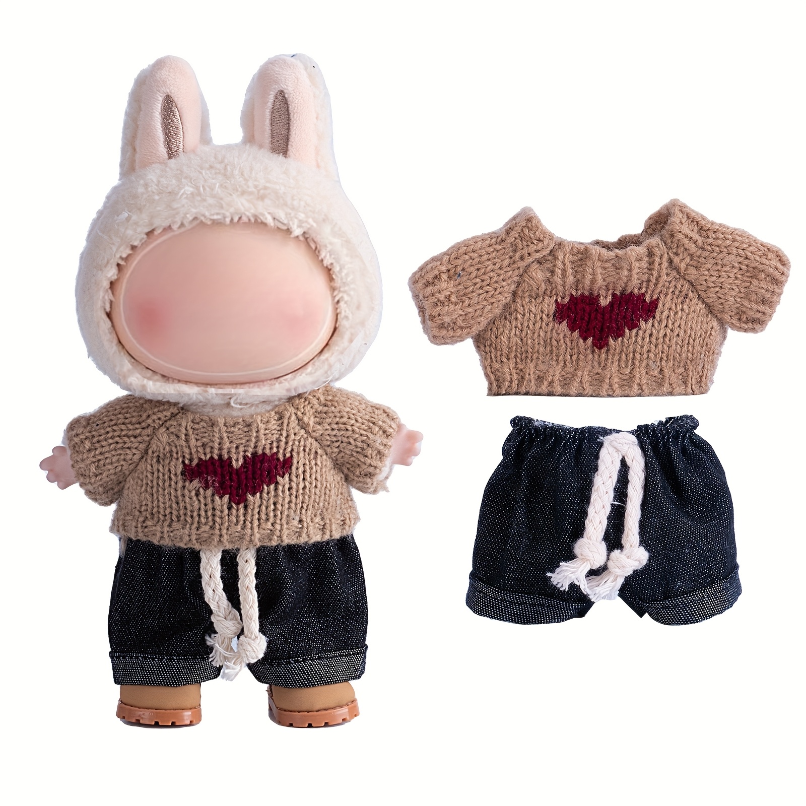 Ropa De Fútbol Para Muñecas De 35-45 Cm – Conjunto De 5 Piezas Con Short, Diadema Y Balón – Regalo Para Niños