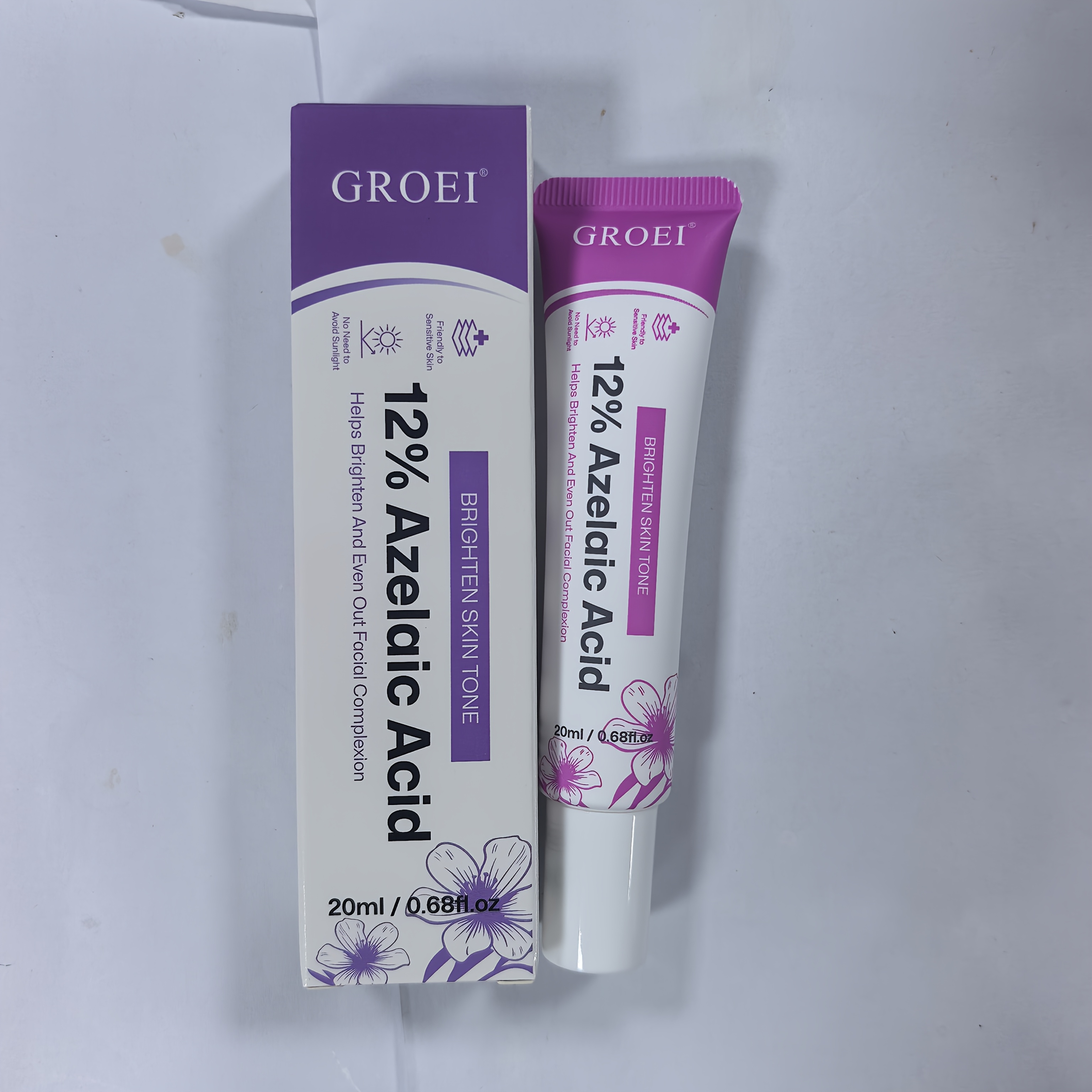 Image of 1pc Azelaic Acid 12% — Skin Tone, Evens Skin Texture, Reduce Pore Blockage, Cleanses Skin Channels, Pores, Maintains Skin's Refreshed State