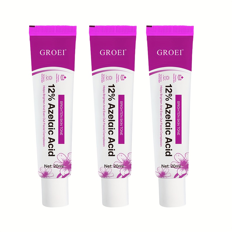 3pcs Azelaic Acid Serum 12%, With Vitamin C & Salicylic Acid, Balances Light Beige And Pores Blemishes For Types Men Women