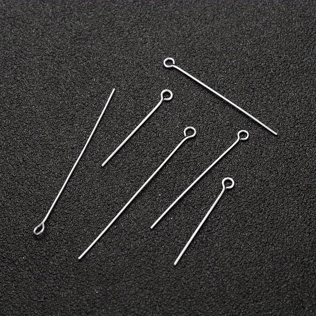 

About 50-100pcs Stainless Steel 9-pin Steel Color And Pins, Multi-size Linker 9-pin, Diy Jewelry Making Linker Accessories