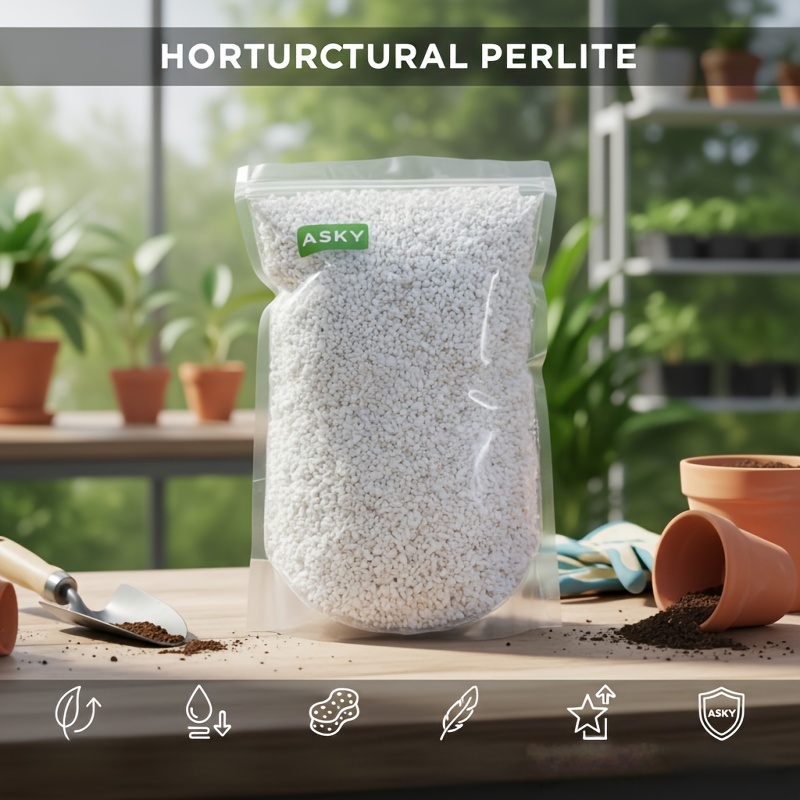 TEMU Lightweight Horticultural , Particle Size 3-8mm, Suitable For Seedling Cultivation, Horticultural Cultivation, Potted Plants, Succulents, And