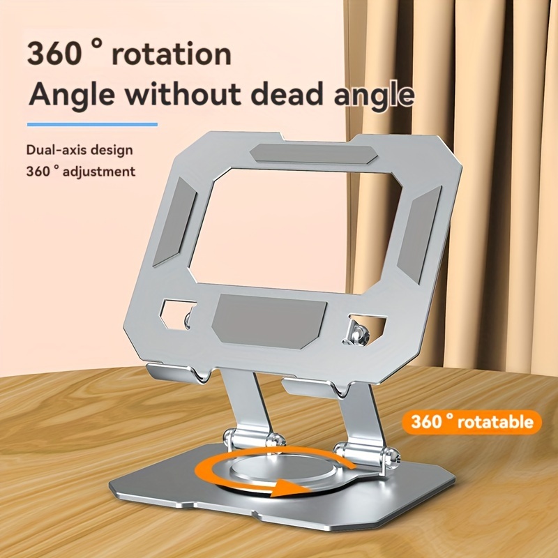 

360 Rotatable Aluminum Alloy Tablet And Smartphone Stand, -out - Computer Stand, Dissipation , Desktop