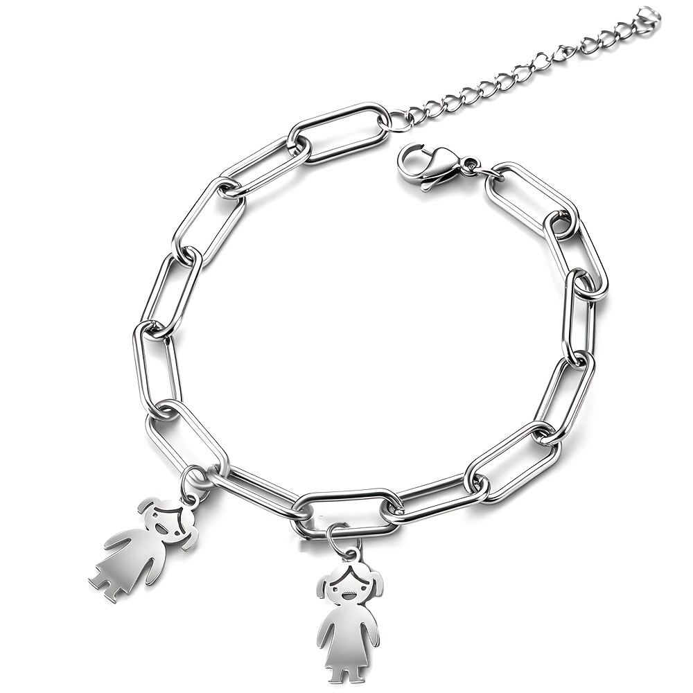 TEMU Bracciale personalizzato con , Bracciale a catena da donna, personalizzato per , Regalo per , per il partner, Regalo per , Regalo di compleanno