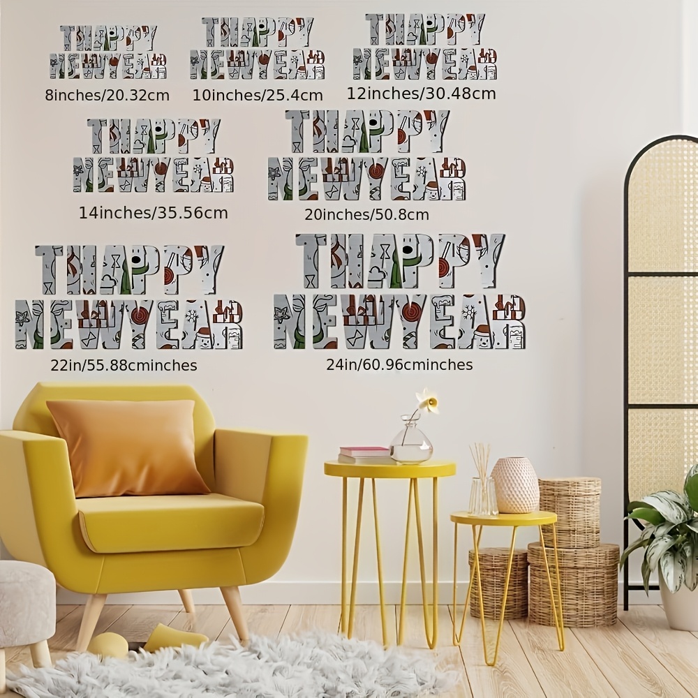 TEMU Custom Spiral Metal Door Sign - Personalized Outdoor Address Plate, No-drill Installation With Bonus Adhesive Strips, Modern Iron Wall Decor