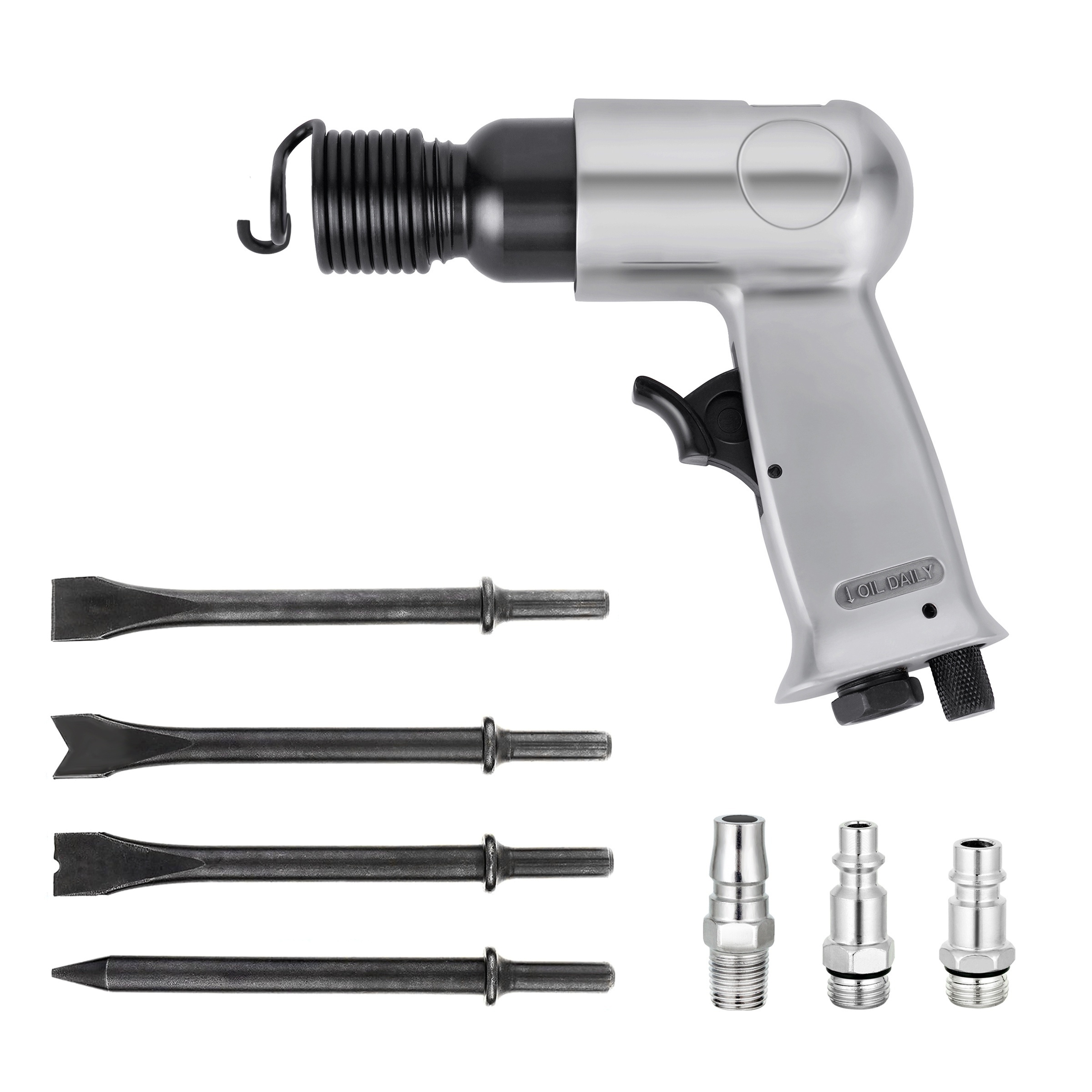 

150mm Set, Including Quick Connector And 4 Shovel Heads, Air Tool,