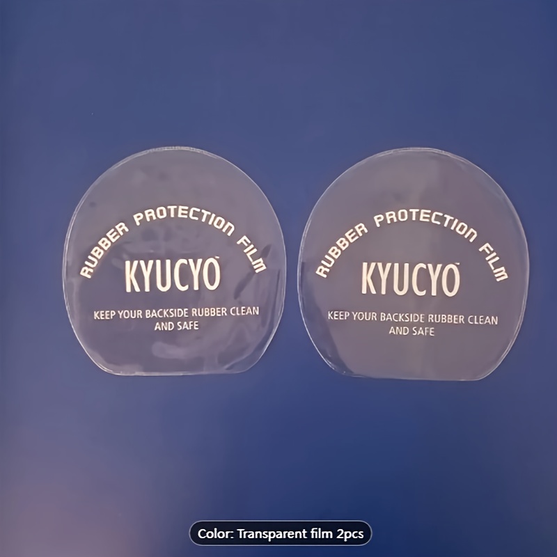 

Kyucyo Table Tennis Racket Rubber Protection Sheets - 2pcs Pvc Film, Non-adhesive Pong Paddle Guard, Dust Moisture Water-resistant, Universal Fit For Players & Training, Holiday Gifts For Athletes