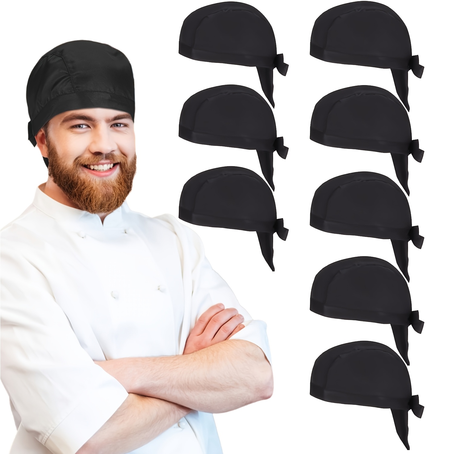 unisex Kochmütze Bäcker Hut Koch Mütze Huete Kochhaube Kochmütze Bistromütze eBa