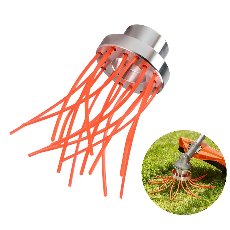 Image of 16-line Aluminum Head High- Universal Lawn Mower Trimmer Head Sturdy And Durable - Trimmer Disc - Suitable For Lawn Mowers Durable Upgraded Lawn Mower Attachments, Trimmer Parts