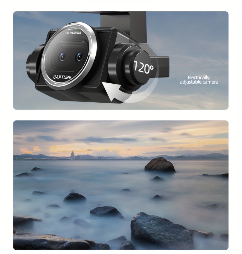 S116 MAX Brushless Optical Flow Drone - Dual Cameras, Headless Mode, 360° Obstacle Avoidance, WIFI FPV, Phone App Control - For Adults & Kids - Perfect for Halloween & Christmas Gifts