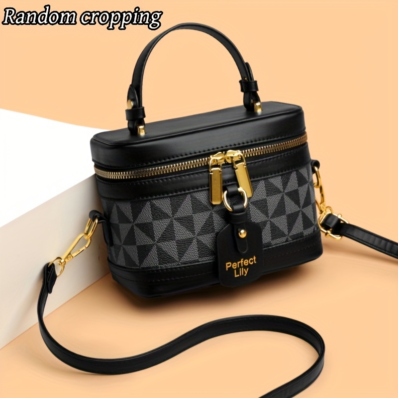 [Mini] Women'S Fashion Letter Print Lightweight Daily Crossbody Bag
