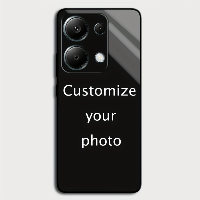 TEMU Custodia per telefono - Custodia personalizzata per Xiaomi Redmi Note 13 Pro/Note 12/Note 11/Note 10 con motivi e foto fai-da-te, con cover ad