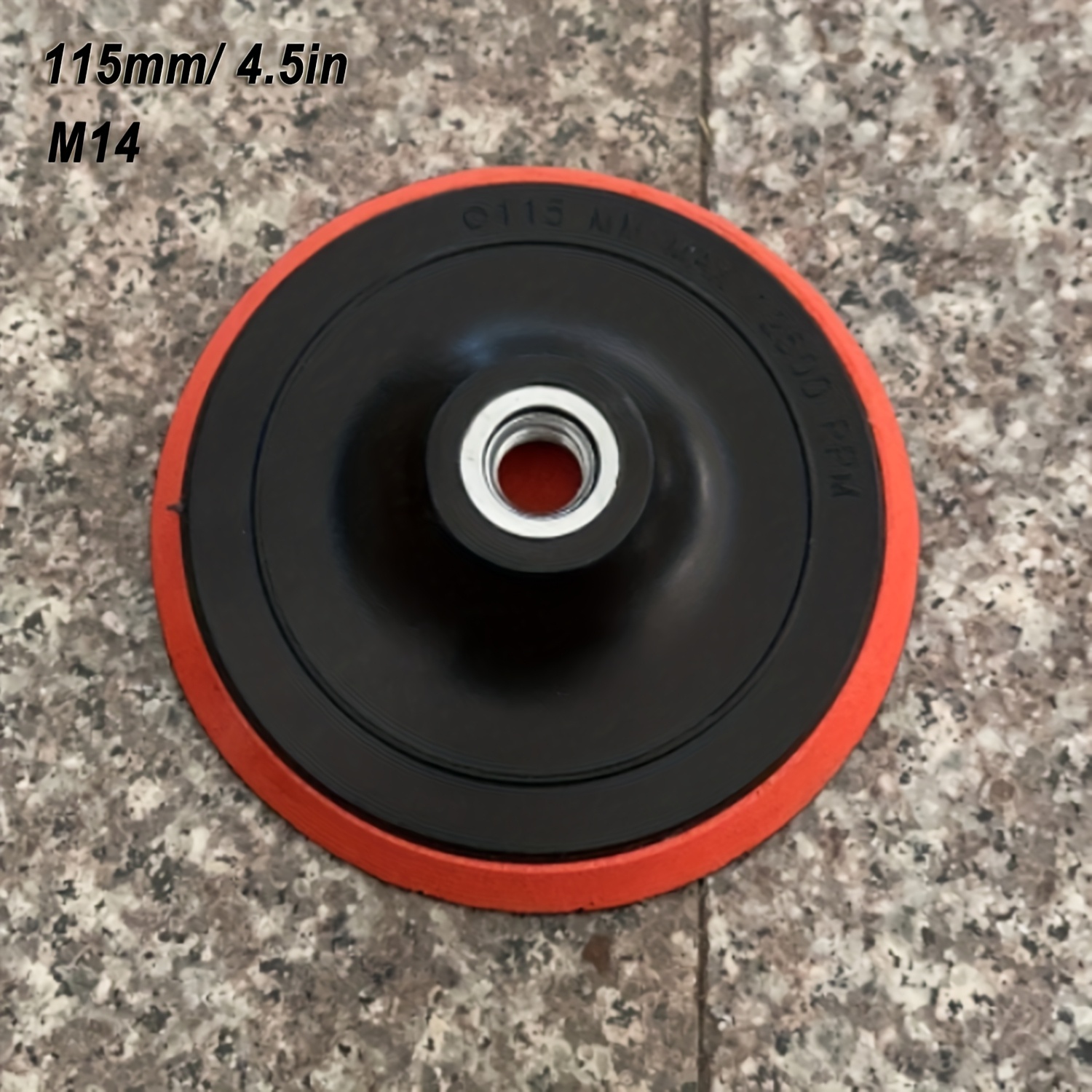 TEMU Electric Sanding Machine Hook And Loop Backing Pad With M10/m14 Thread - Rotating Polishing Grinding Bracket, Suitable For Angle Grinders,