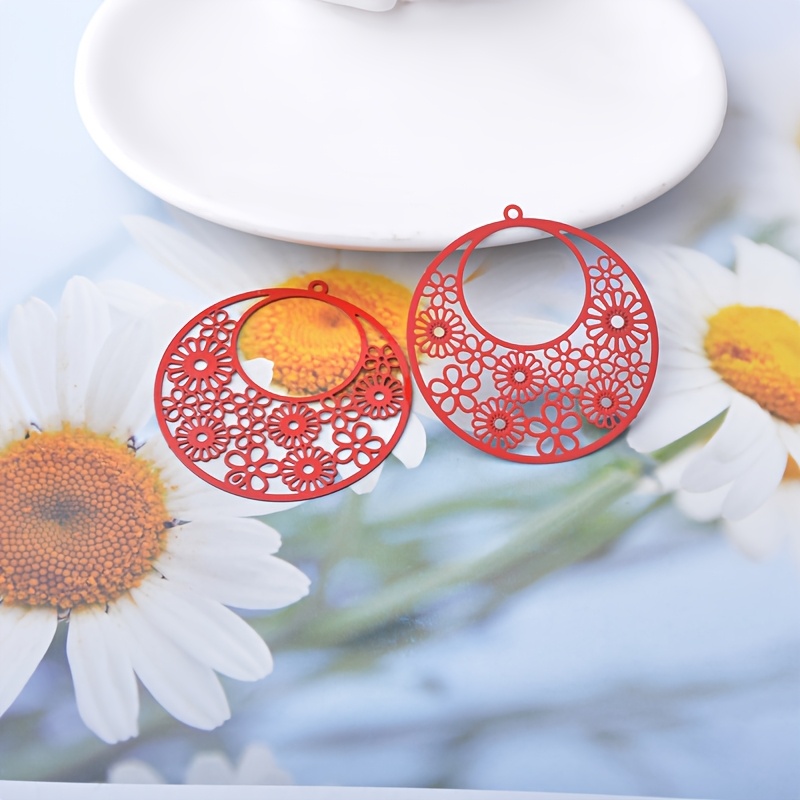10pcs Colorful Round Charms Pendant Set for Women