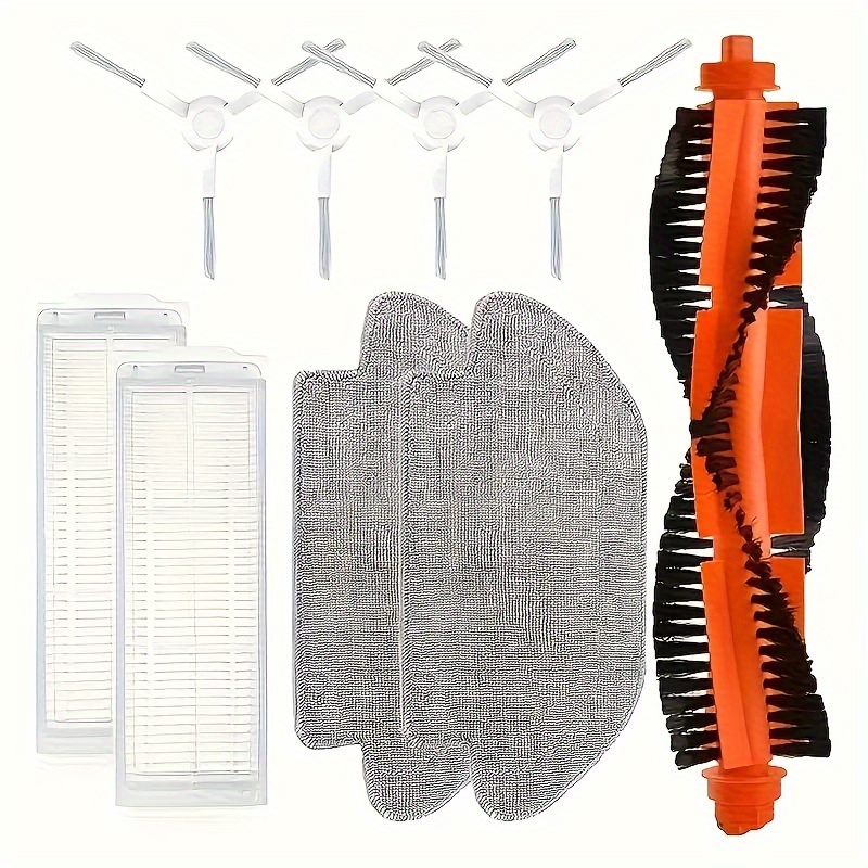 Image of 9pcs, For Xiaomi Mi Robot Vacuum Mop 2s/ Mop P/ / Xmstjqr2s/ Stytj02ym Replacement Parts Main Side Brush Hepa Filter Mop