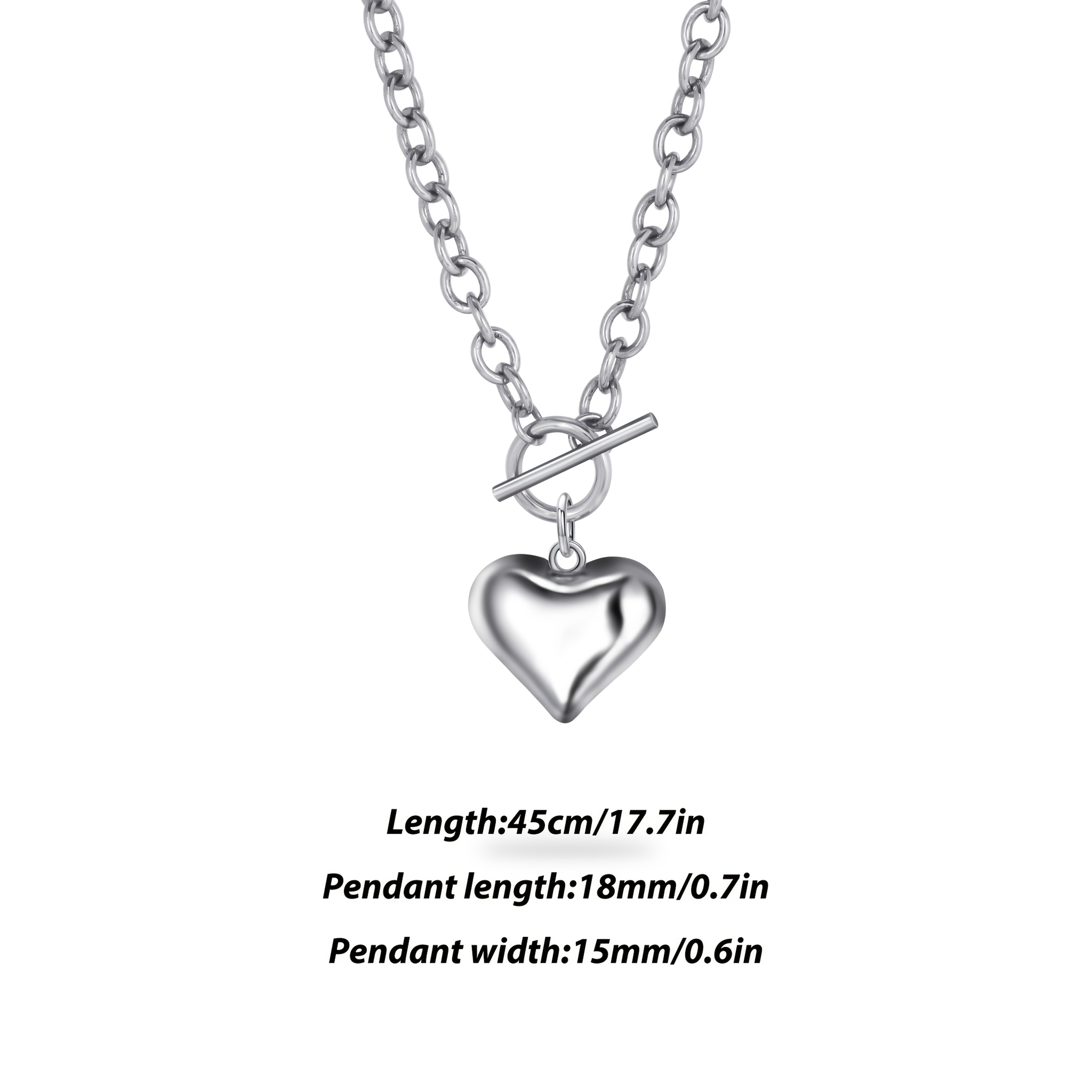 Image of 925 Silver Geometric Style Pendant Necklace, High-end Fashion, Daily Versatile, Fashionable And , Birthday, Valentine's Day, Halloween, Christmas, Romantic Gift , With Exquisite Packaging Gift Box