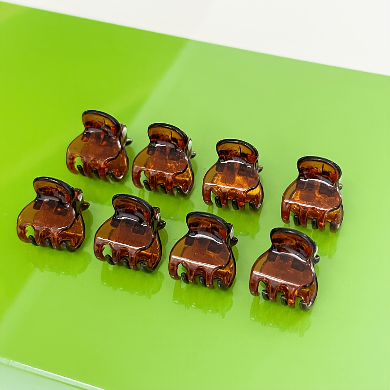 TEMU 8pcs Petites Pinces à Cheveux Mignonnes, Pinces Anti-Frisottis