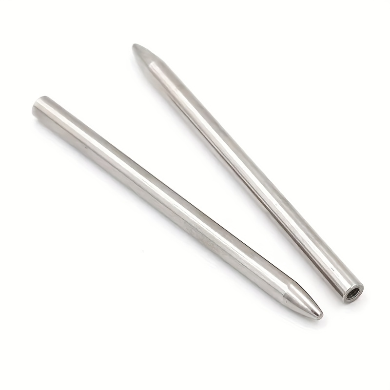 2pcs Steel Paracord Needle Set - Precision Braiding Tools For Diy Survival Bracelets, Durable & Easy-to-use Crafting Accessories