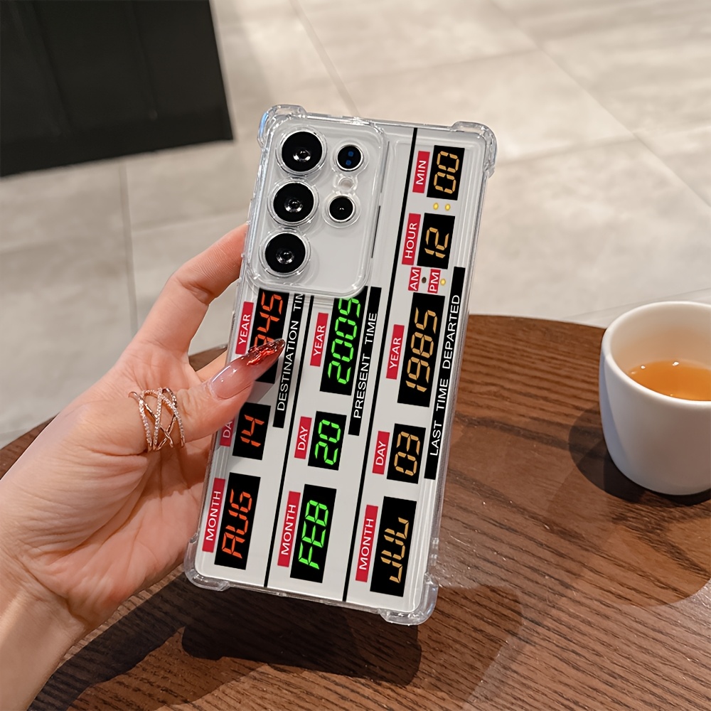 TEMU Phone Case: Creative Future Time Machine Phone Case Suitable For Galaxy S25 S24 A37 A57 A56 A26 A36 A17 A07 A55 A35 A06 A05 A14 A24 A34 A54 A16