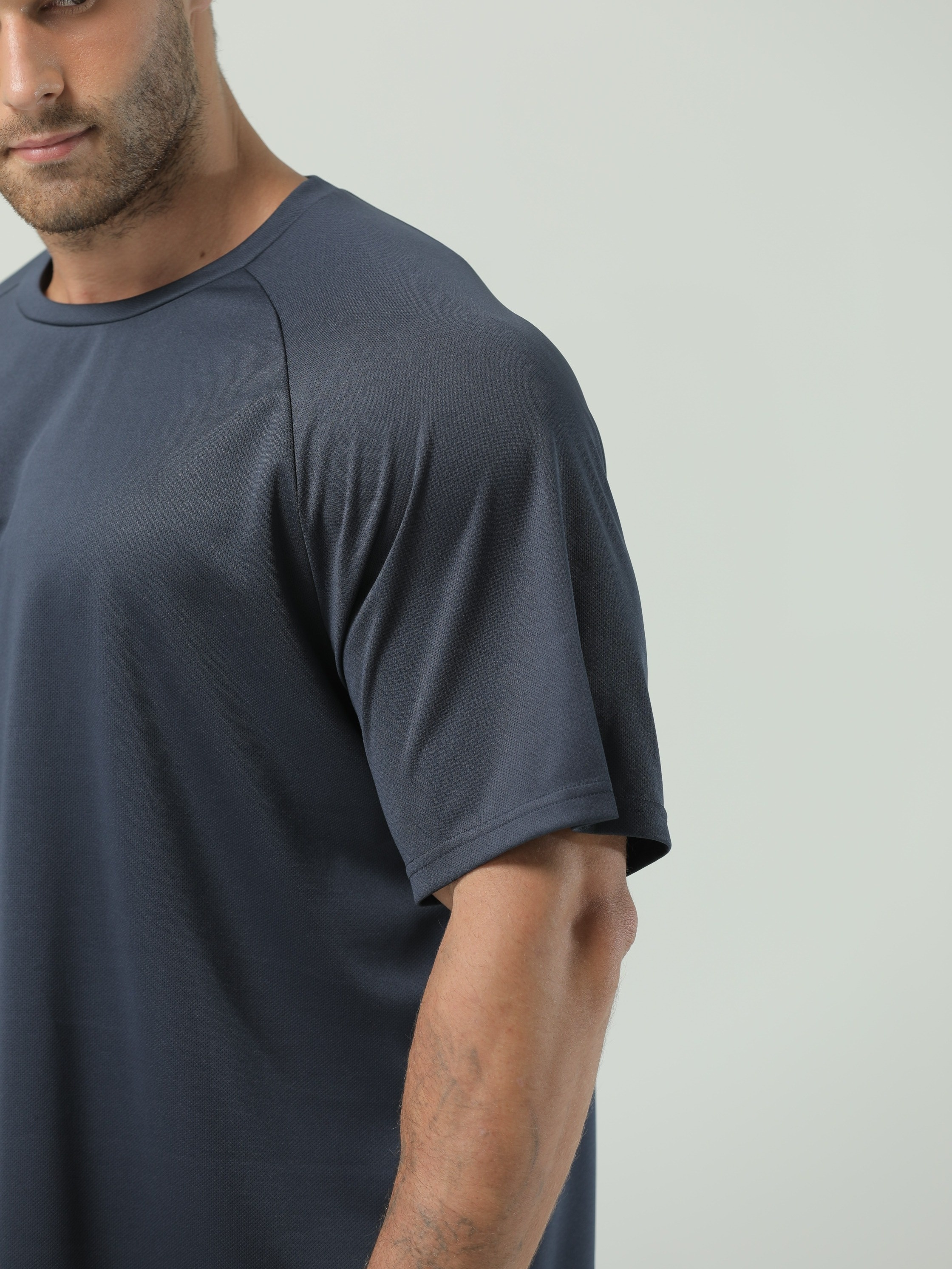 Plus Size Men's Breathable Quick Dry T-shirt For Sports, Men's Clothing