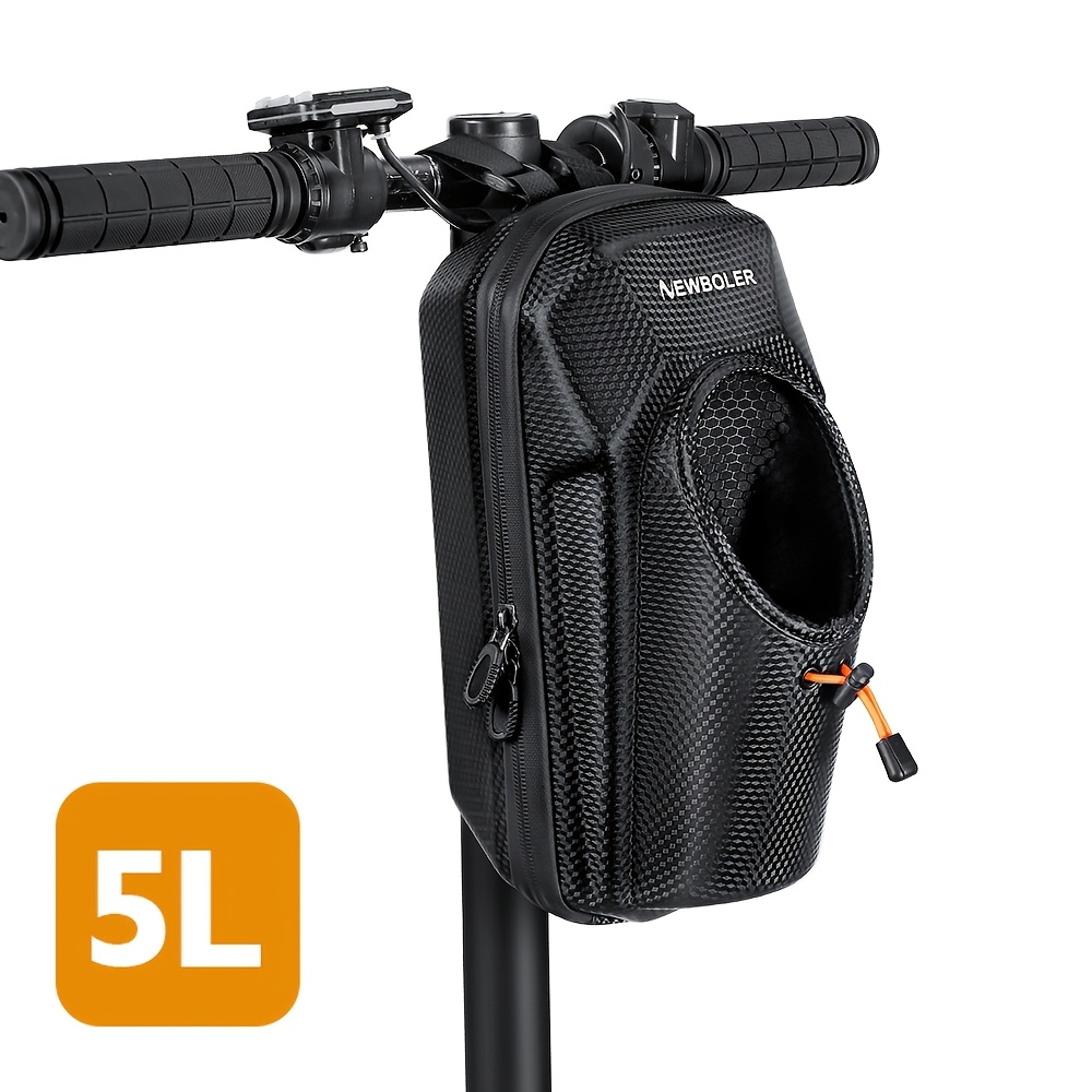 TEMU Sac rigide NEWBOLER pour trottinette électrique, sac de trottinette avec porte-bidon, sac de haute qualité à coque dure en EVA, sac de vélo