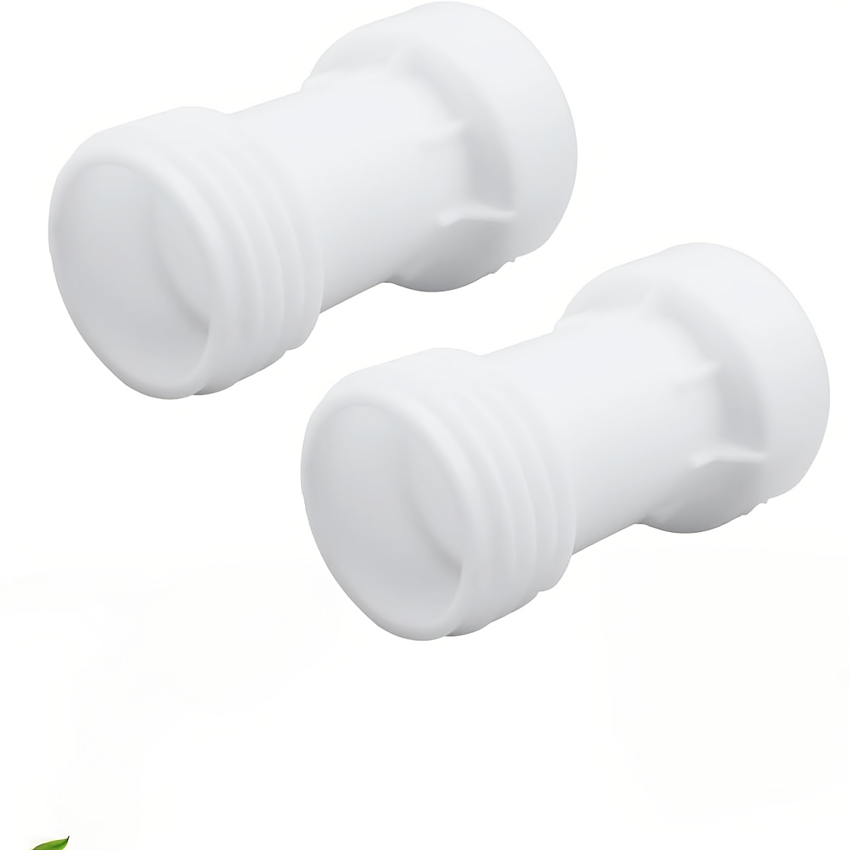 2pcs Ibc Tank Additions S60 X 6 Extension Gaskets, Ibc Tank Additions Coarse Thread, Ibc Container Additions With Rain Seal, Garden Hose, White