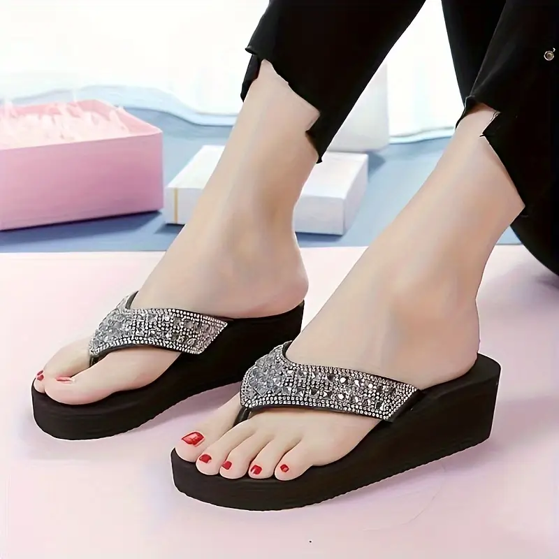 womens decor summer wedge slides details 0