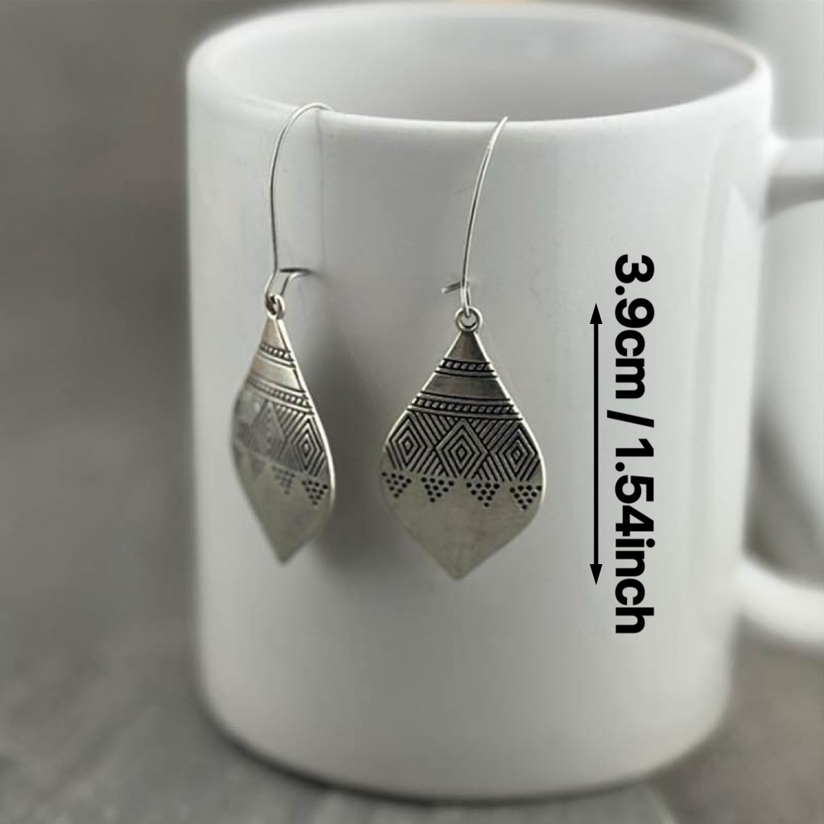 Vintage Bohemian Style Ethnic Drop Earrings — Gift for Her