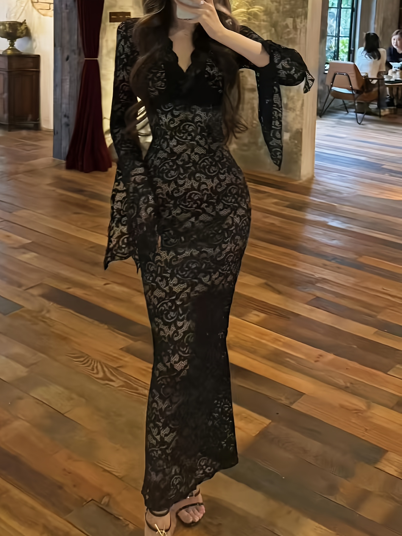 fit and flare cocktail dress midi Adrianna Papell Embroidered Jacquard Floral Beaded - Midnight Multi Woven Mixed Media Midi Size (Leave Size Details):XL Bridesmaid Dresses Warehouse Maroon Sabrina Carpenter heart dress cutout
