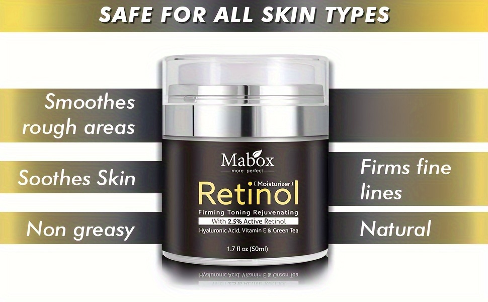 retinol moisturizer   for   and   1 7 fl oz   retinol hyaluronic   vitamin e and   tea for       for       moisturizing   details 0