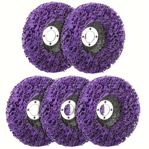 item picture 5pcs 4 rust paint removal wheels ideal for metal wood fiberglass effortless surface prep