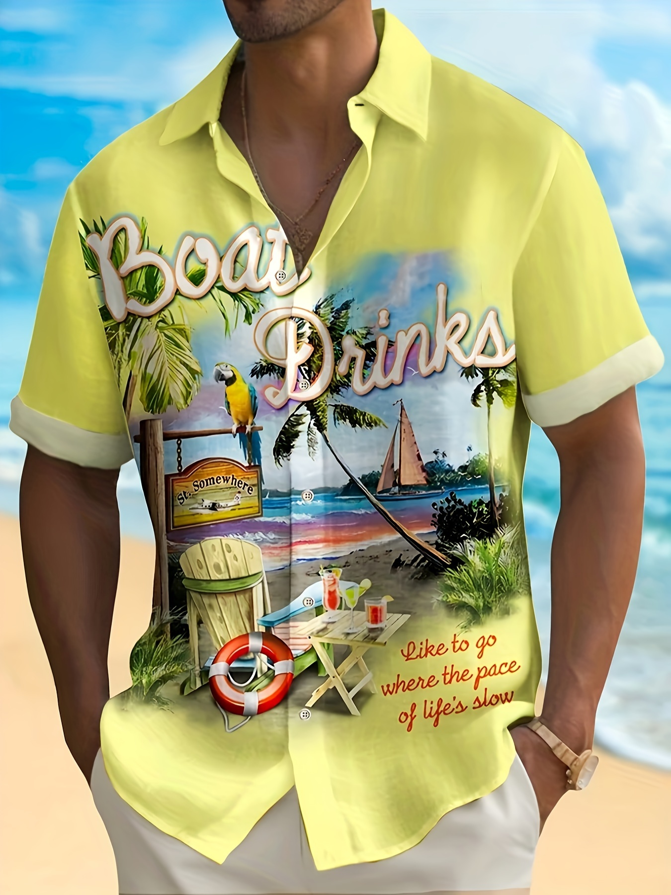 XMMSWDLA Men's Short Sleeve Button Down Vintage Shirts Hawaiian Casual  Printed Beach Shirt Summer Regular Fit Top Black Boys' Tops, Tees & Shirts