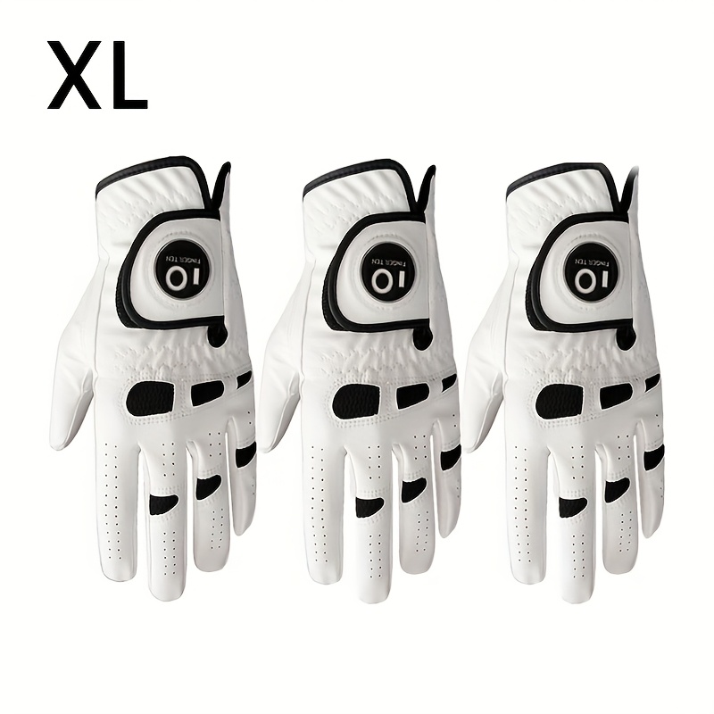 TEMU Gkandi Golf Men' Left Hand With Ball Marker Value 3 Pack, Grip Soft Comfortable