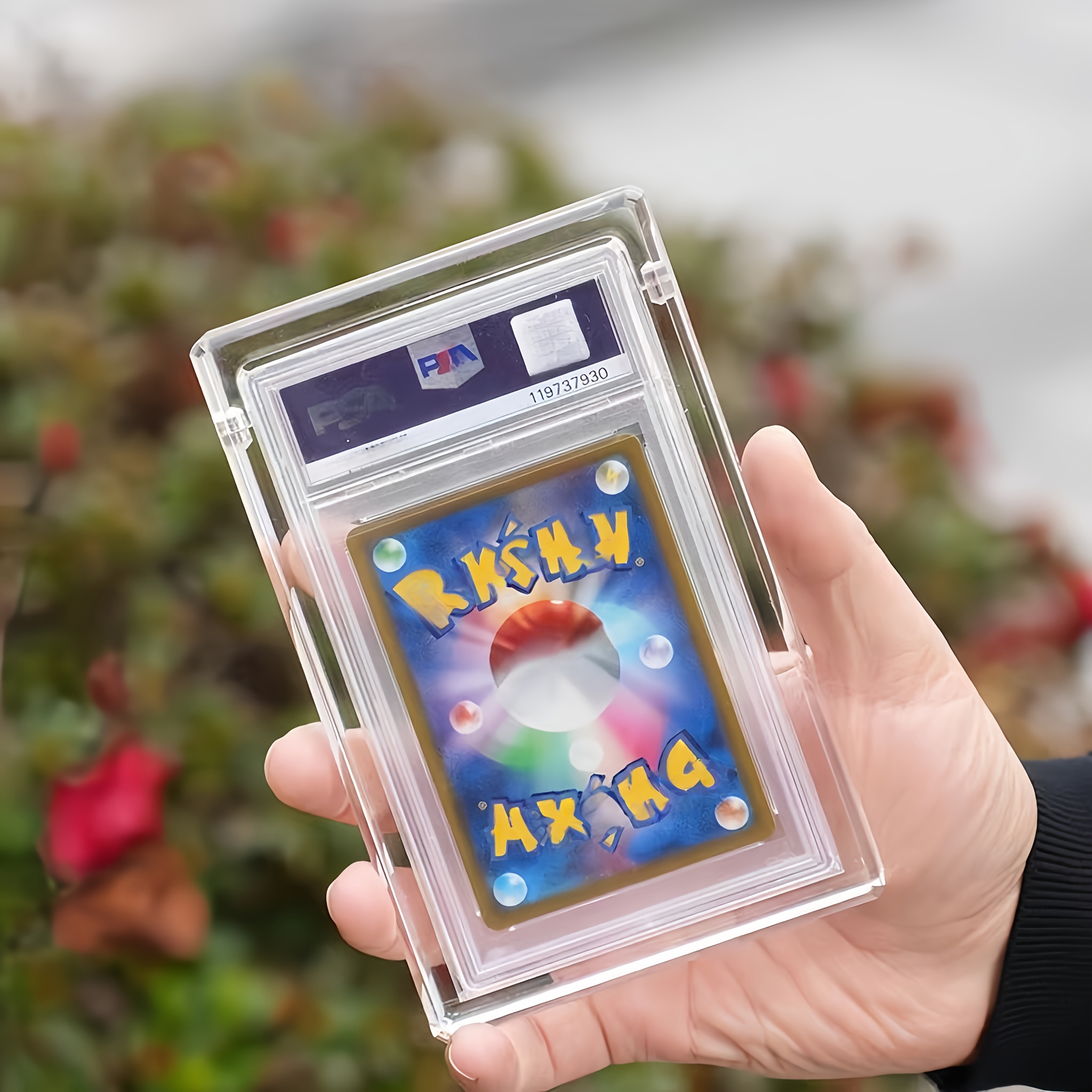 acrylic pokemon card holder forpsa graded display case board box forpsa Thicker acrylic offers stronger long term protection for sealed products Pokemon Acrylic 4 Card Magnetic