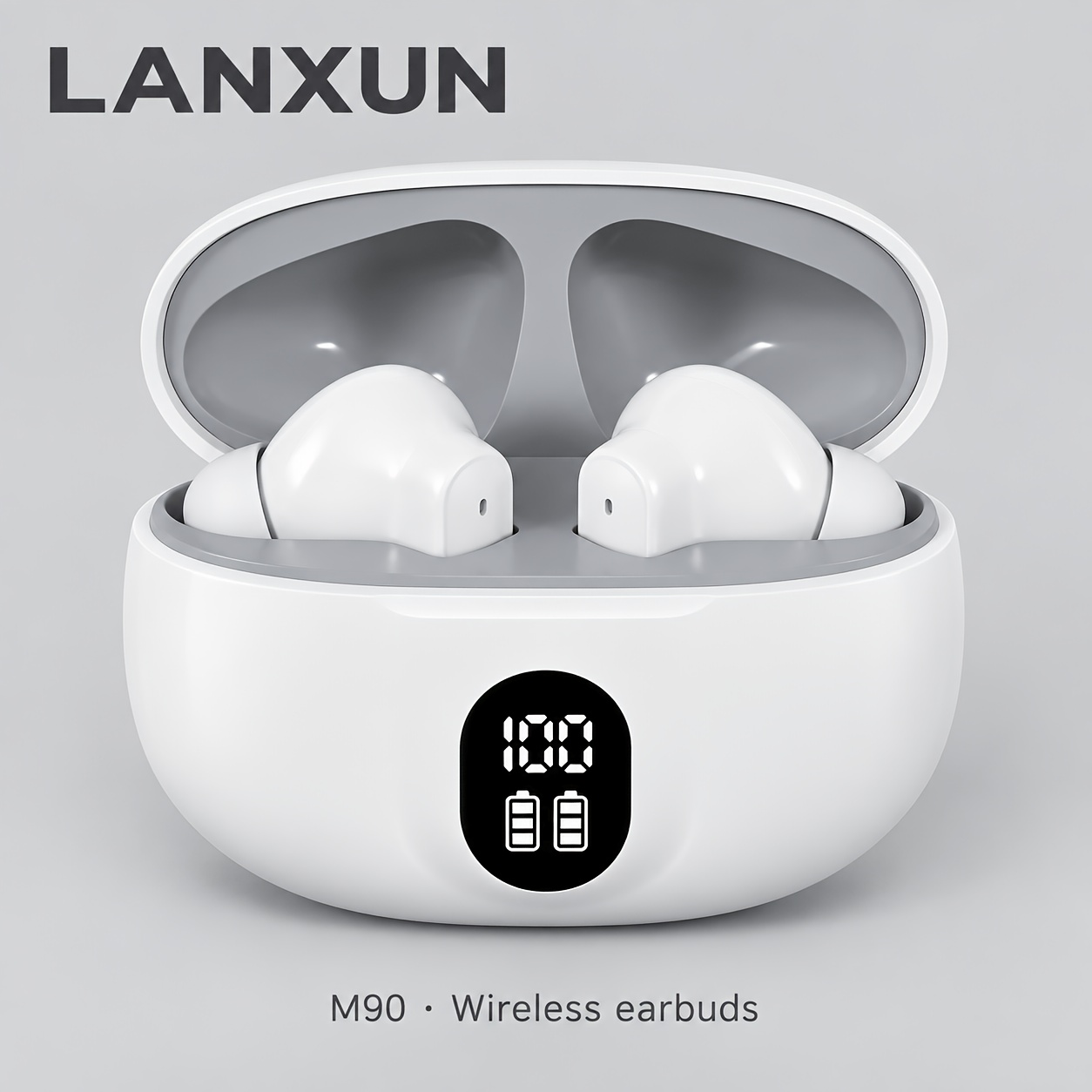 Image of Ear True Wireless Earbuds With Long-lasting Battery, High-fidelity , Noise Cancellation, Wireless , Volume Control, Usb Charging, Dual Mic, Ideal For Gaming - Anime Theme