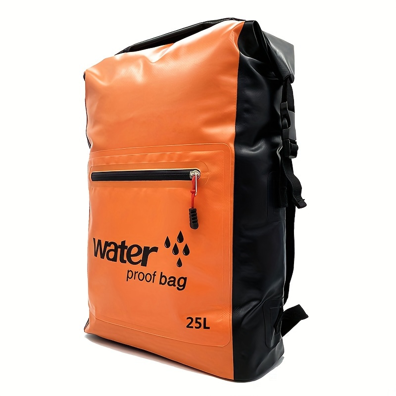 

1pc Pvc Dry Wet Separation High-capacity Outdoor Waterproof Bag, For Hiking And Mountaineering
