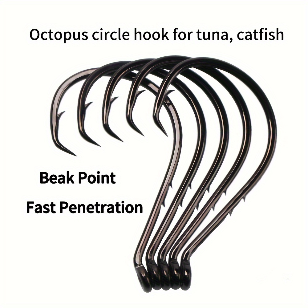 4/0 5/0 6/0 7/0 8/0 Inline Octopus Circle Hook 2 - Temu