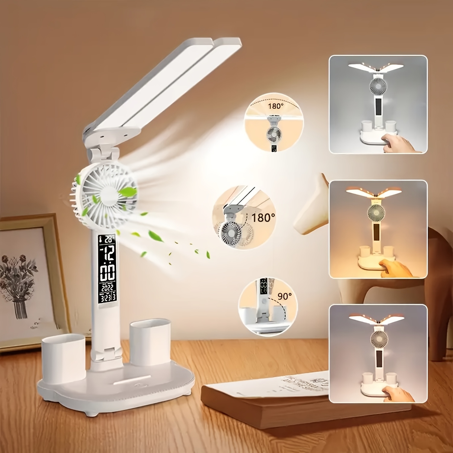 a simple and creative atmosphere   study eye protection usb lamp   lamp ambient decorative lamp led night light table lamp usb plug in use adjustable long   adjust brightness suitable for bedroom home office reading light bedside lighting   for christmas valentines day easter halloween as gifts Product details 2