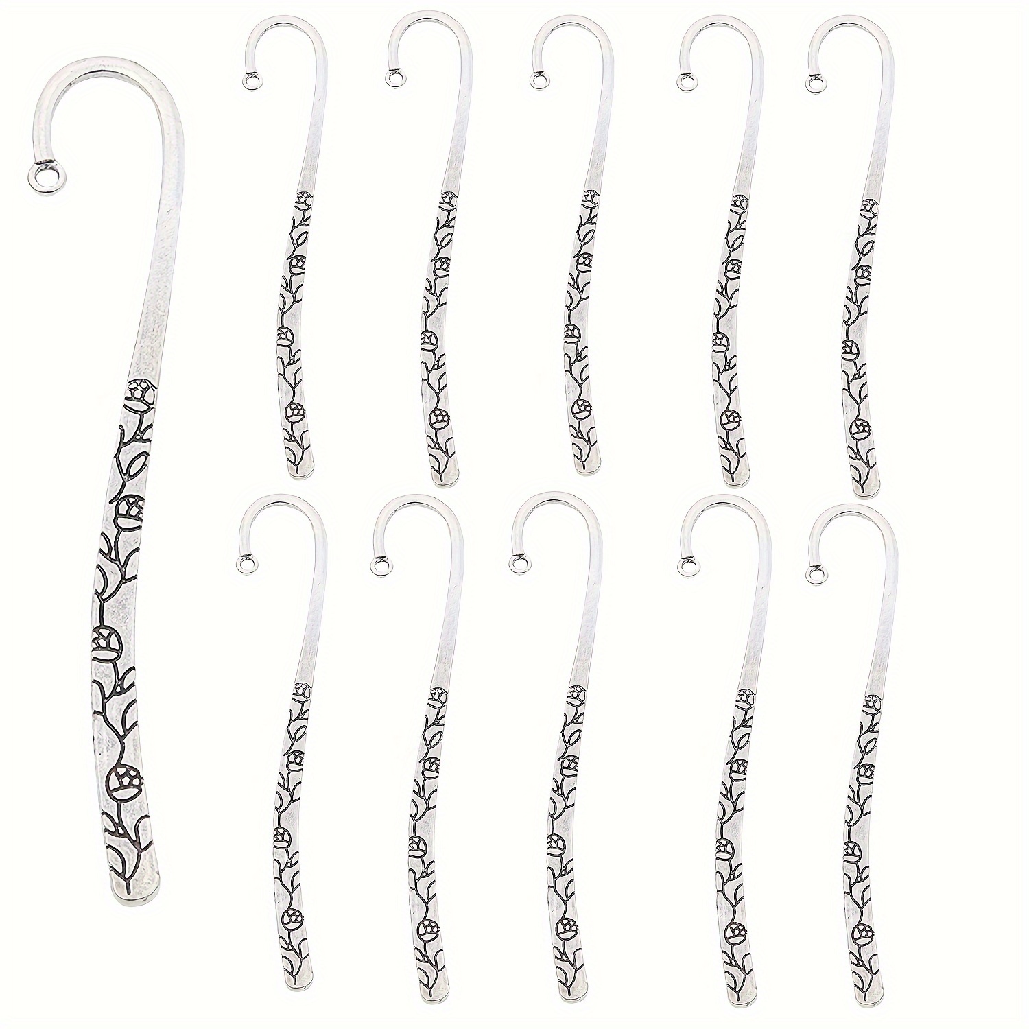TEMU 10pcs Marque-pages en Métal - pour la Lecture de Livres & la Fabrication de Bijoux DIY - Marque-pages pour Femmes Lectrices - Marque-pages pour
