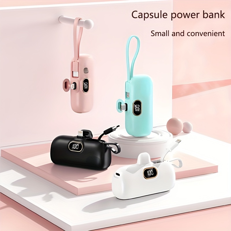 

Portable Charger, Phone , 5000mah Portable Charging , Small And Portable, , Suitable For Many Smart Phones