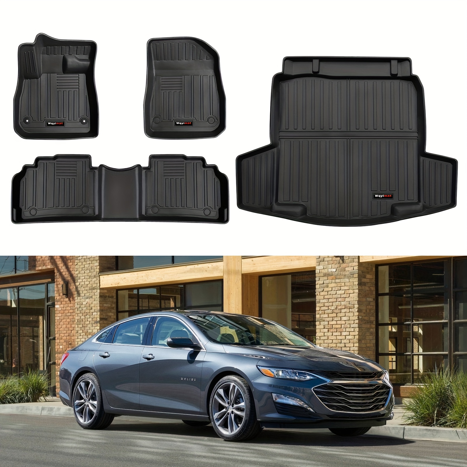 

Custom All Weather Floor Mats And Cargo Trunk Liner For 2016-2024 Accessories Tpe Protection Mat