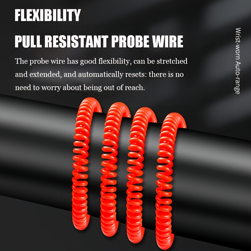 1 unidad CZDANG Multímetro Digital Tester de Muñeca - Mini Multímetro Portátil Wearable para DCV/ACV, Resistencia y Continuidad con Pantalla LCD, Recargable via USB, Diseño Compacto para Electricistas, DIY, Trabajo de Campo, Herramienta Electricista, Herramienta Moderna, Electrónicos Durables - Imagen 9