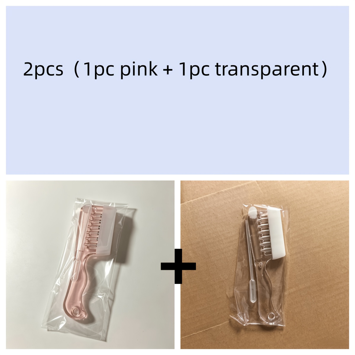 TEMU 2/3pcs Transparent Visible Storage Liquid Roller Metal Guide Teeth Liquid Dispensing Replacement Hand Hair Development Beard Essential Oil Scalp