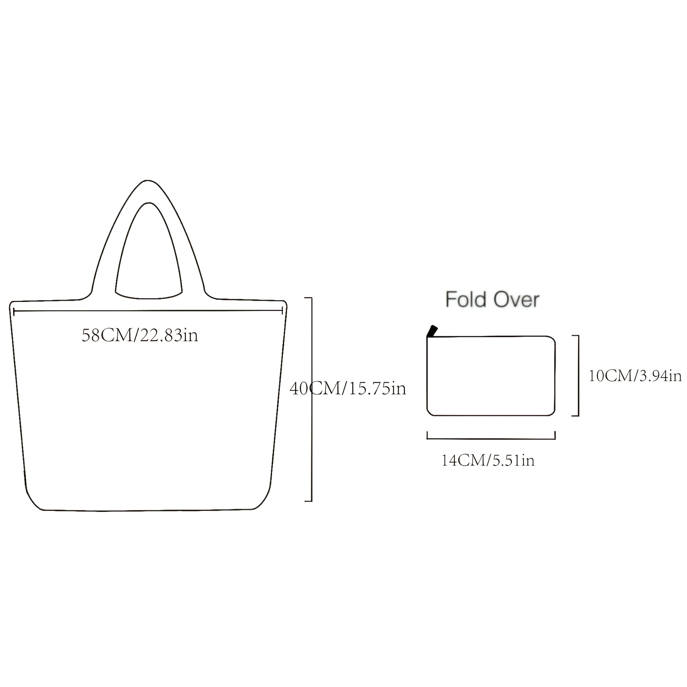 Bolso de hombro portátil de gran capacidad para mujer con diseño plegable estampado de Hong Kong. Un elegante bolso tote adecuado para uso diario, trabajo de oficina y viajes.