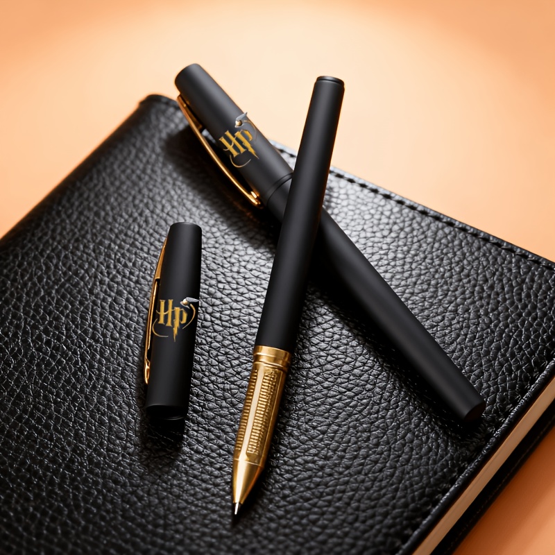 TEMU Wb 2pcs Harry Potter, Signature Ballpoint Pens, Water Pens And Neutral Pens, Hand Writing Tools, Daily Writing, Office And Study Stationery,
