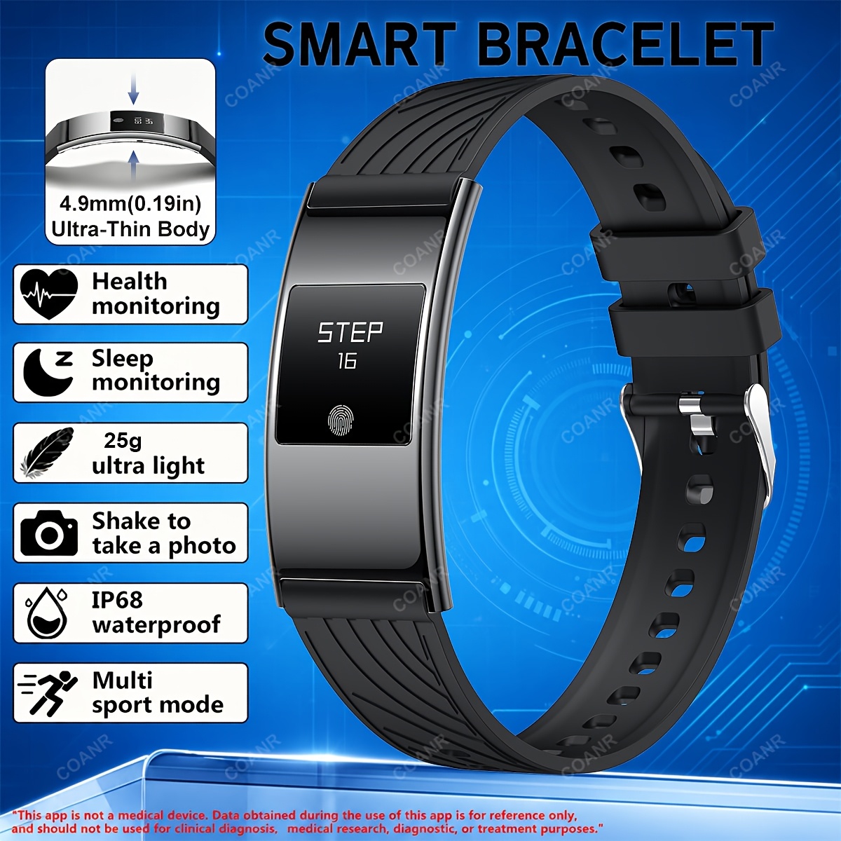 Compatible Sports Smartwatch for iPhone and Android