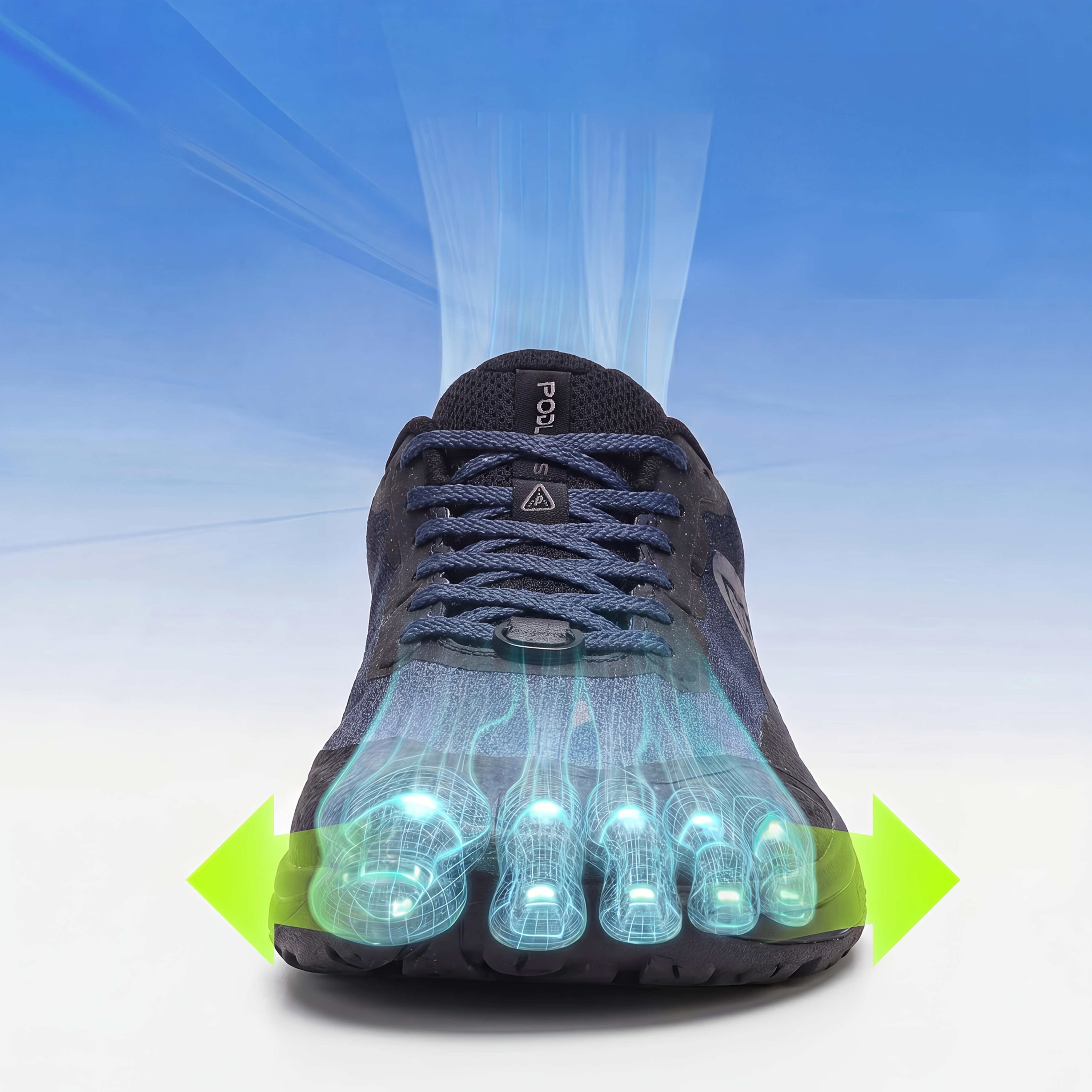 Men's Comfortable Outdoor Sneakers, Non-Slip Trail Runners