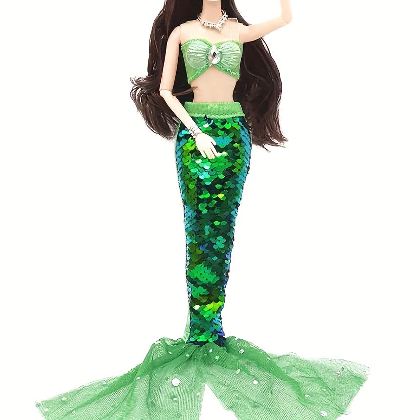 mermaid tail dress suit blue polyester fairy tale - Temu Hungary